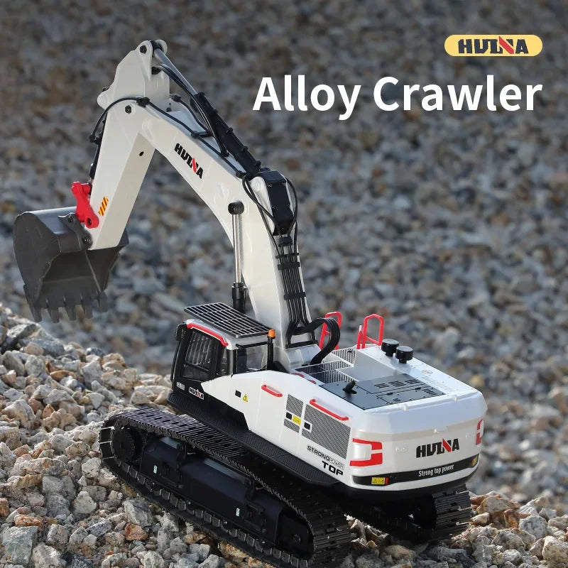 Huina 1594 22 Channels Large Remote Control Excavator 1/14 Electric Heavy Duty RC Excavator for Children Toys Model