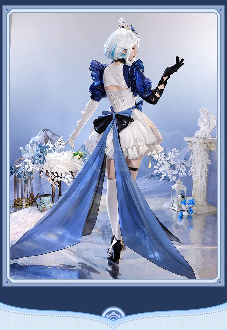 Furina Focalors Doujin Cosplay Costume Game Genshin Impact DokiDoki-SR Fontaine Furina Alice Women Cute Doujin Dress