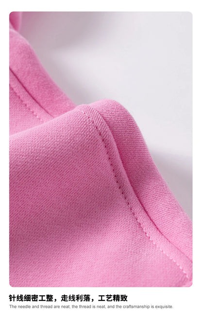 ZODF Fashion Winter 345gsm Boxy Fleece Zipper Hoodie For Men Unisex Cusual Loose Fit Warm Hooded Coat Outwears HY1178