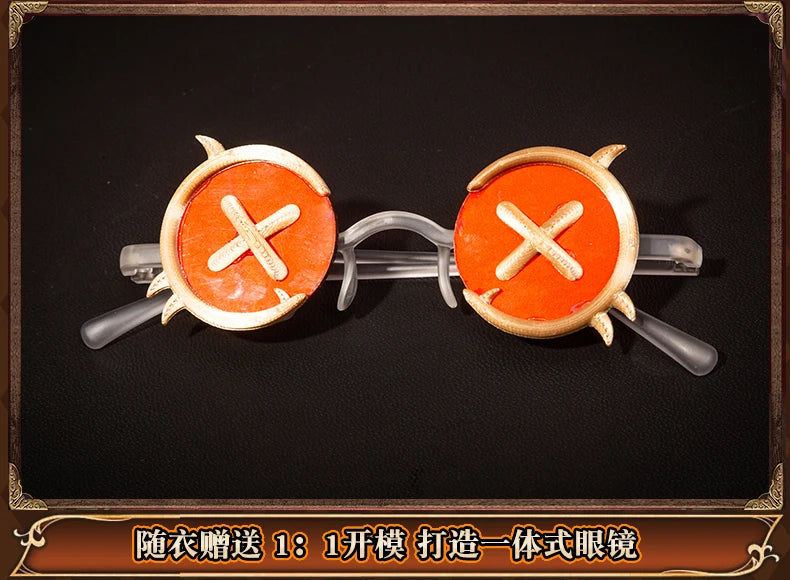 Identity V Prospector Cosplay Costume Wig Norton Campbell Uniform Gambler in The Spotlight Halloween for Women Men Carnival Prop