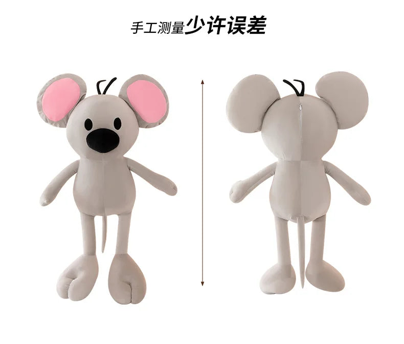 Cute Garfield Xiao Zhi Plush Toy Lovely Squeaky Mouse Stuffed Animal Cartoon Keychain Gift for Kids Birthday Xmas Present Soft