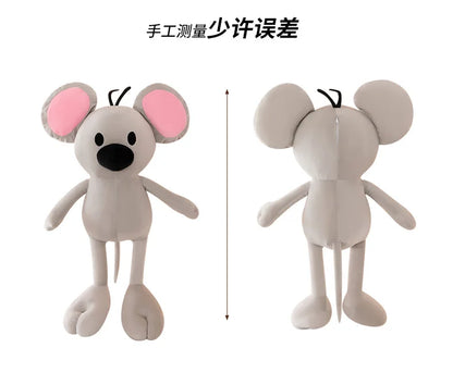 Cute Garfield Xiao Zhi Plush Toy Lovely Squeaky Mouse Stuffed Animal Cartoon Keychain Gift for Kids Birthday Xmas Present Soft