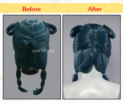 IN STOCK UWOWO Anime Thee Apothecaryy Diariess Maomao Garden Party Hanfuu Cosplay Wig Long Green Hair