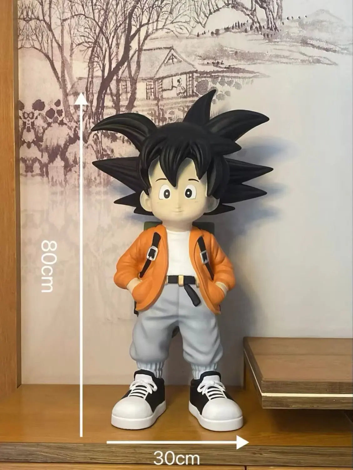 Dragon Ball Anime Figurine 80CM Action Figure Large Garage Kit Cartoon Wukong GK Resin Model Children's Toys Collection Gift