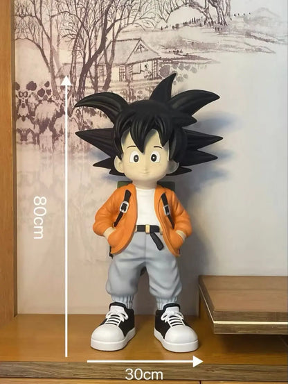 Dragon Ball Anime Figurine 80CM Action Figure Large Garage Kit Cartoon Wukong GK Resin Model Children's Toys Collection Gift