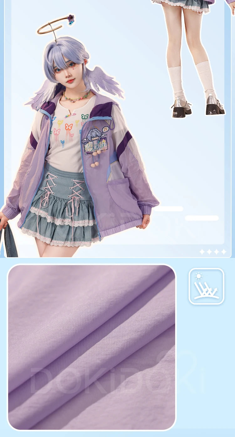 Aventurine Blade Robin Firefly Sparkle Feixiao Doujin Cosplay Costume Game Honkai: Star Rail DokiDoki-SR HSR Sunscreen Jacket