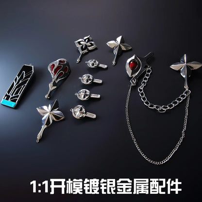 Honkai Star Rail Evernight March 7th Cosplay Costume Wig Dress Headwear Mysterious Foreign Guest Halloween Party for Women Girls