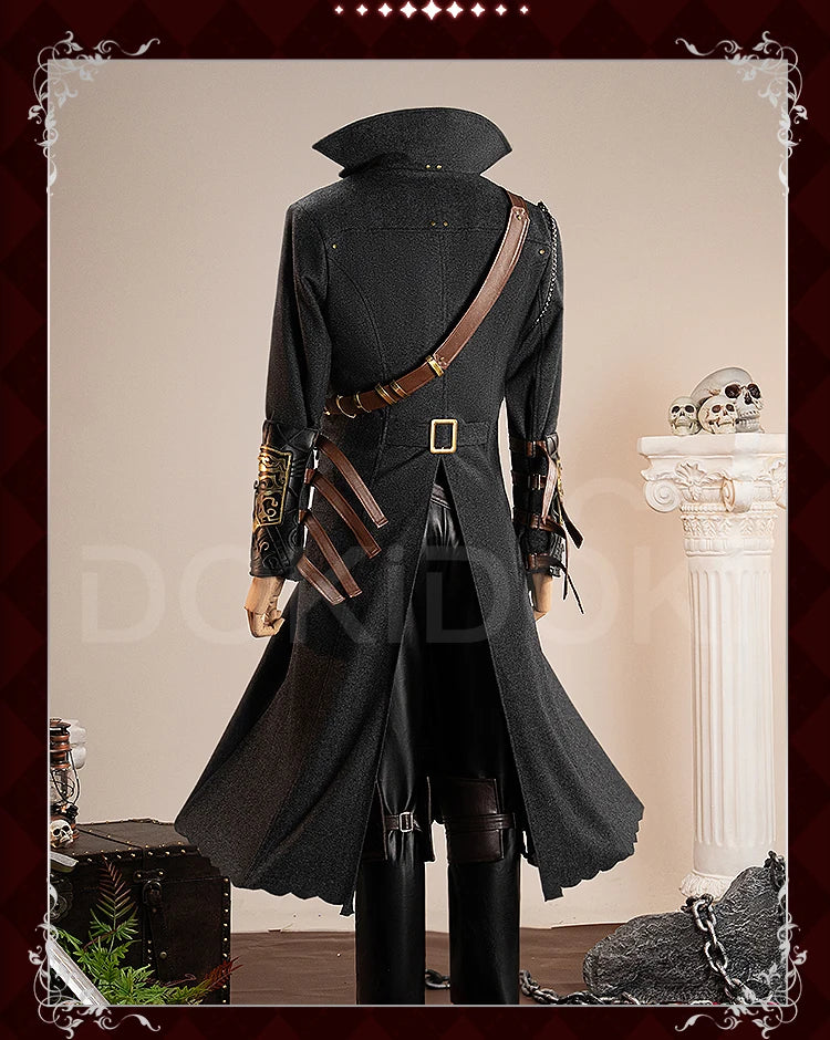 Gehrman Cosplay Costume Game Bloodborne Cosplay【XS-3XL】DokiDoki-R Men Hunter Halloween Costume Gehrman Hat Plus Size