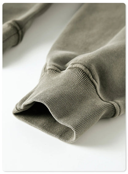 ZODF Women Hotsweet 2025 Winter Washed Fleece Crop Hoodies Girls Oversized Raglan Sleeve 400gsm Hooded Pullovers HY0648