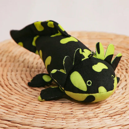 22cm Small Axolotl Plush Keychain Mini Cute Salamander Soft Toy Stuffed Animal Newt Kawaii Bag Pendant Decoration