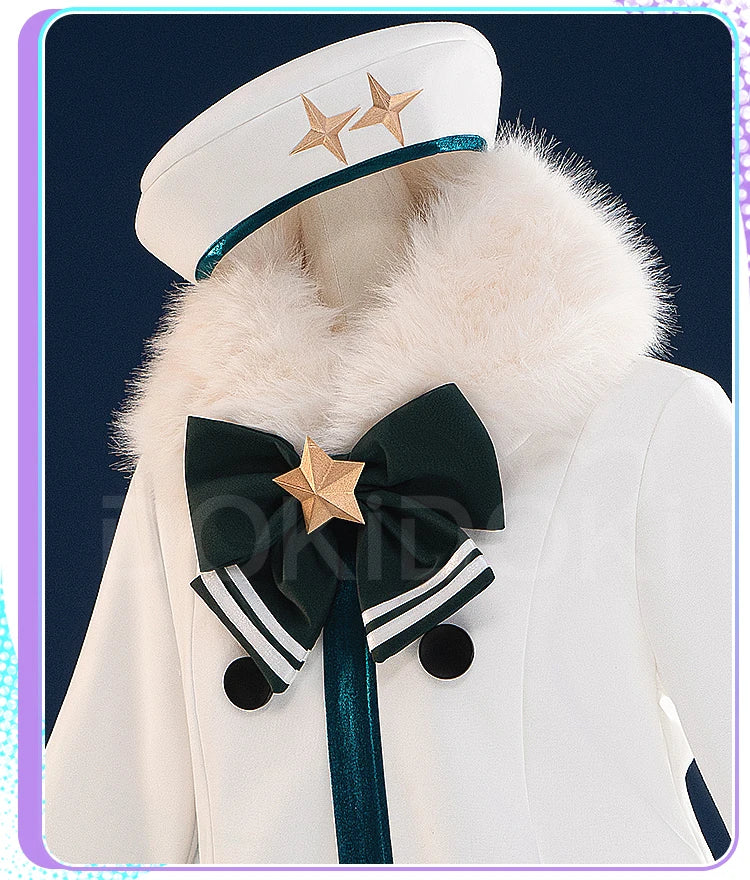 Mikuu Cosplay Costume DokiDoki-R Mikku Women Cute Winter Costume Snow Mikuu Cosplay