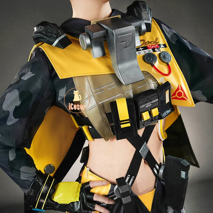 Zenless Zone Zero Trigger Cosplay Costume Wig Uniform Hairpin Obol Squad Halloween Party for Women Girls Carnival Props iCoser