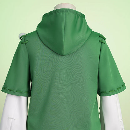 Identity V Fire Investigator LEONARD Cosplay Costume Wig Green Uniform Hat Florian Brand Halloween Party for Women Men Carnival