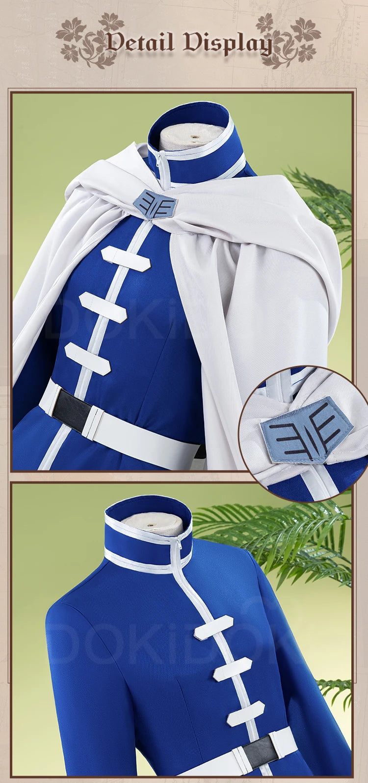 IN STOCK Frieren Himmel Fern Stark Heiter Cosplay Costume Anime Frieren: Beyond Journey's End【S-2XL】DokiDoki-R Cosplay Plus Size