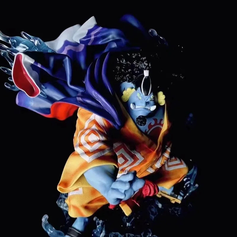 32cm One Piece Figure Jinbe Dream Extremely Large Anime Collection Model Resin Desktop Ornament Decorations Children Toys