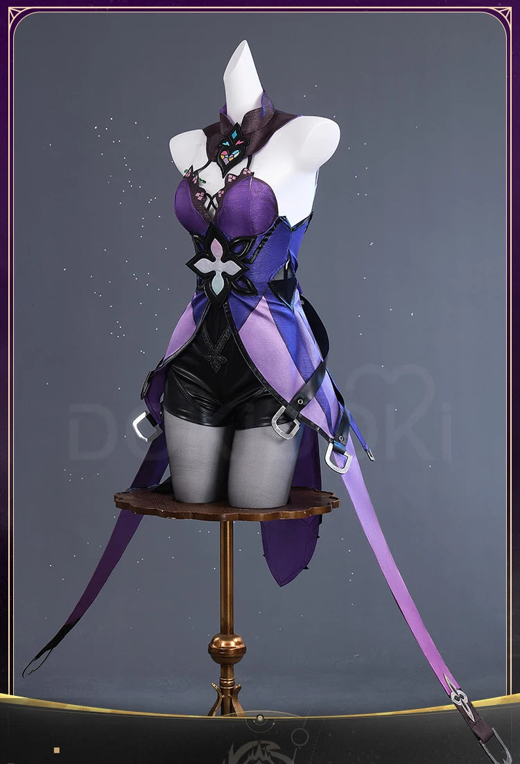 IN STOCK Black Swan Cosplay Costume Game Honkai: Star Rail【XS-3XL】DokiDoki-N Honkai Women Costume Black Swan Cosplay Plus Size