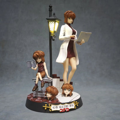 Detective Conan Ai Haibara Two Forms PVC Figure Desktop Ornament for Anime Fans - 12-26cm