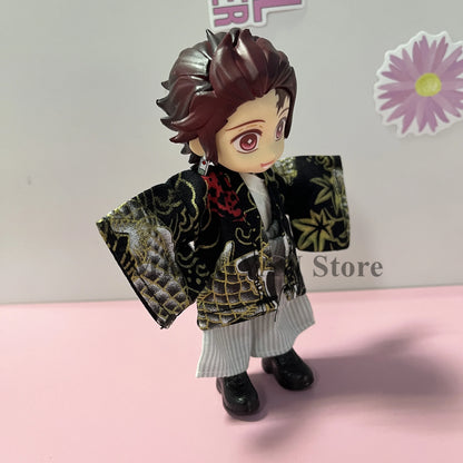 Ob11 Kamado Tanjirou Action Figure Toys Anime Demon Slayer Kimetsu no Yaiba Infinity Castle PVC Model Collection Doll
