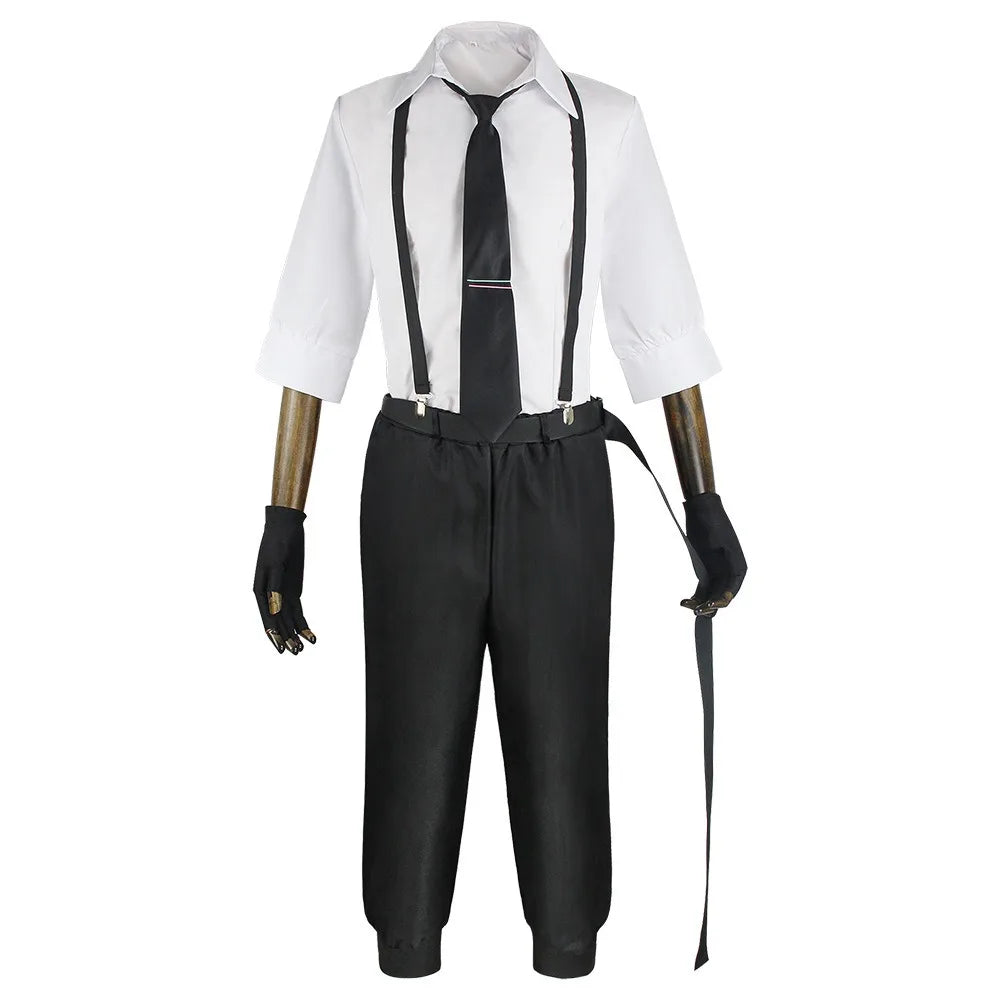 Bungo Stray Dogs Nakajima Atsushi Cosplay Set Cotton Polyester