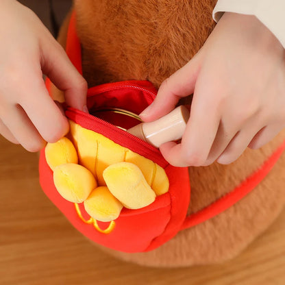 New Arrival Capybara Plushies Xmas Birthday Party Decor Capibara Soft Toys Cute Chips Bag Cake Capybara Stuffed Toy Kids Gift