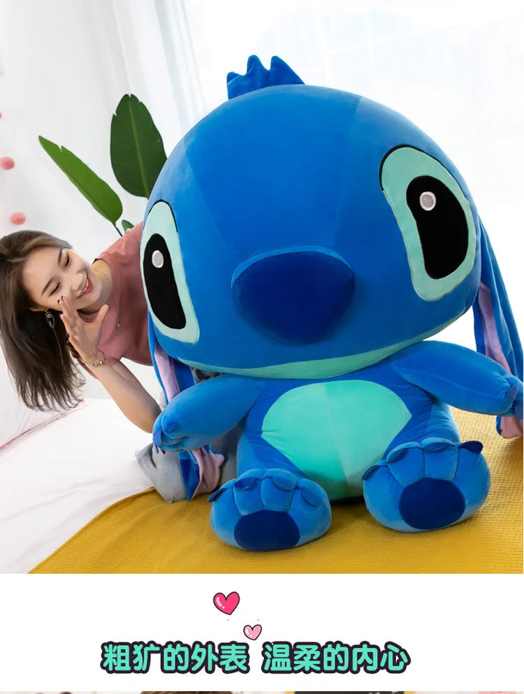 Big Size Hot Style Disney Stitch Plush Doll Toys Anime Lilo & Stitch Stuffed Doll Cute Stich Plush Doll Kids Xmas Baby Gift