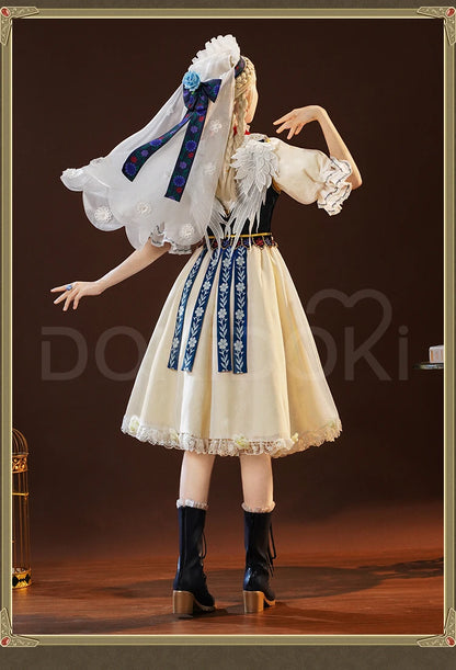 IN STOCK Perfumer Vera Nair Cosplay Costume Game Identity V DokiDoki-SR Women Halloween Costume Perfumer Judith the Dove
