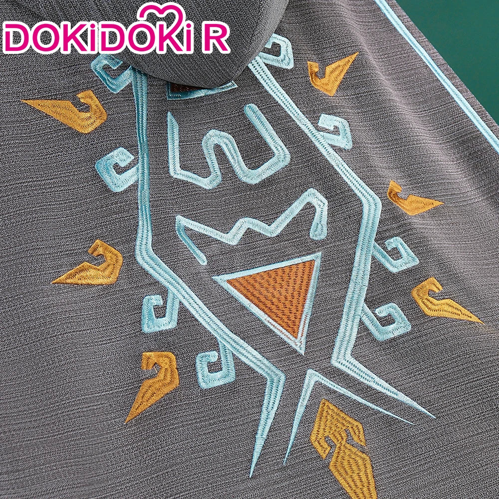 IN STOCK Linkk Cloak Cosplay Game Cosplay Costume【S-3XL】DokiDoki-R Cloak Linkk Cosplay Plus Size Grey Cape Halloween Cloak