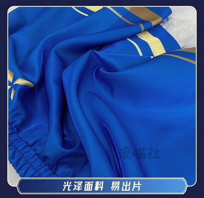 Honkai Star Rail Fate Saber Cosplay Costume Wig Dress Uniform Headwear Halloween Party for Women Girls Role Play Props Cos Gifts