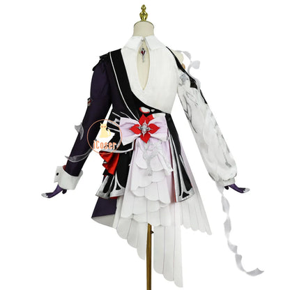 Honkai Star Rail Evernight March 7th Cosplay Costume Dress Earrings Mysterious Foreign Guest Halloween Party for Women Carnival