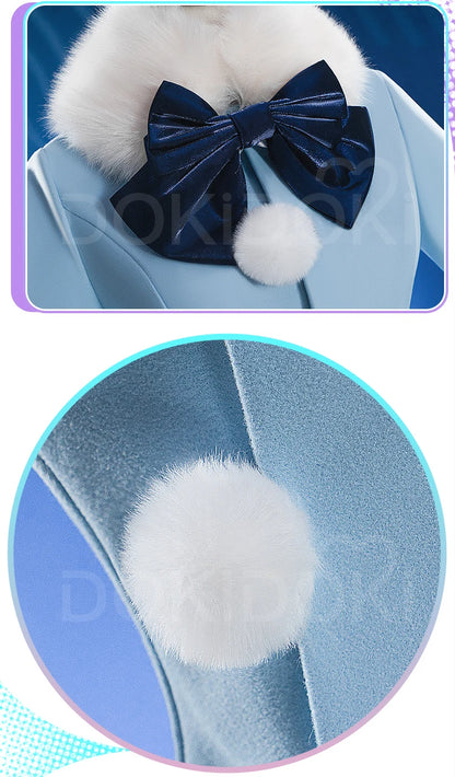 Mikuu Cosplay Costume DokiDoki-R Mikku Women Cute Winter Costume Snow Mikuu Cosplay