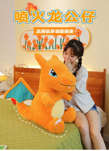 35/45/65CM Pokémon Plush Toy Charizard Plushies Cartoon Anime Stuffed Kawaii Ornamen Comfortable Soft Doll Children Toy Gift