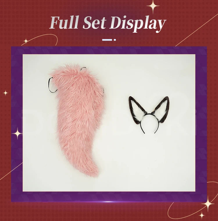 IN STOCK Fugue Cosplay Costume Game Honkai:Star Rail DokiDoki-SR Honkai Women Costume Tingyun Fugue Cosplay Ears Tail Christmas