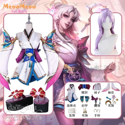 Leagguuee Anime Spirit Blossom Luuxx Costume Polyester Set