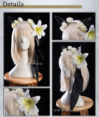 LAST BATCH UWOWO Game 2B Collab White Cosplay Costume Maid Dress Halloween Costume