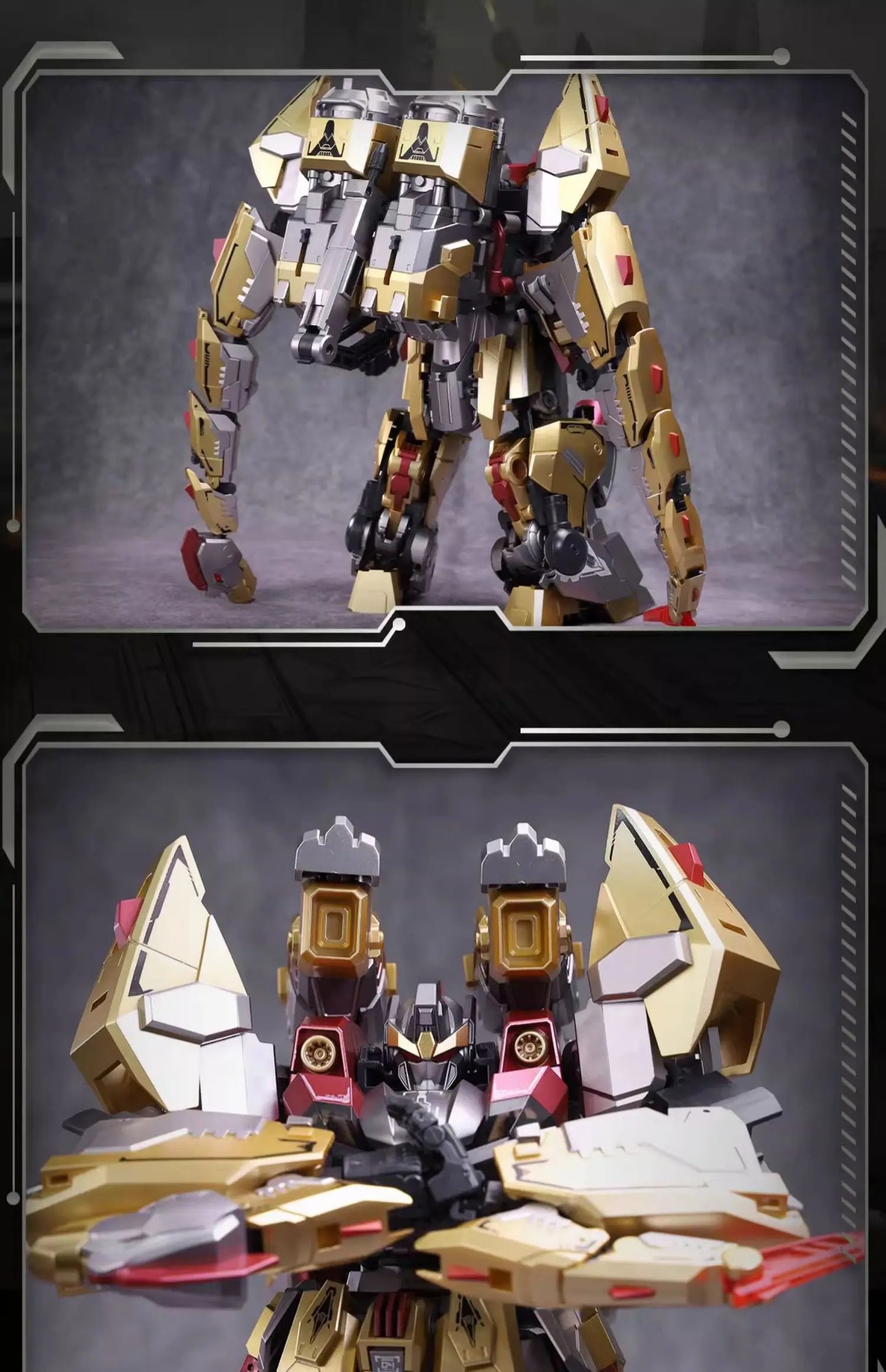 BRONTOSOLID TA-LYL004 Legendary Class Alloy Frame Metal Skeleton Action Figure Fully Poseable Mecha Warrior Assembly Model Gifts