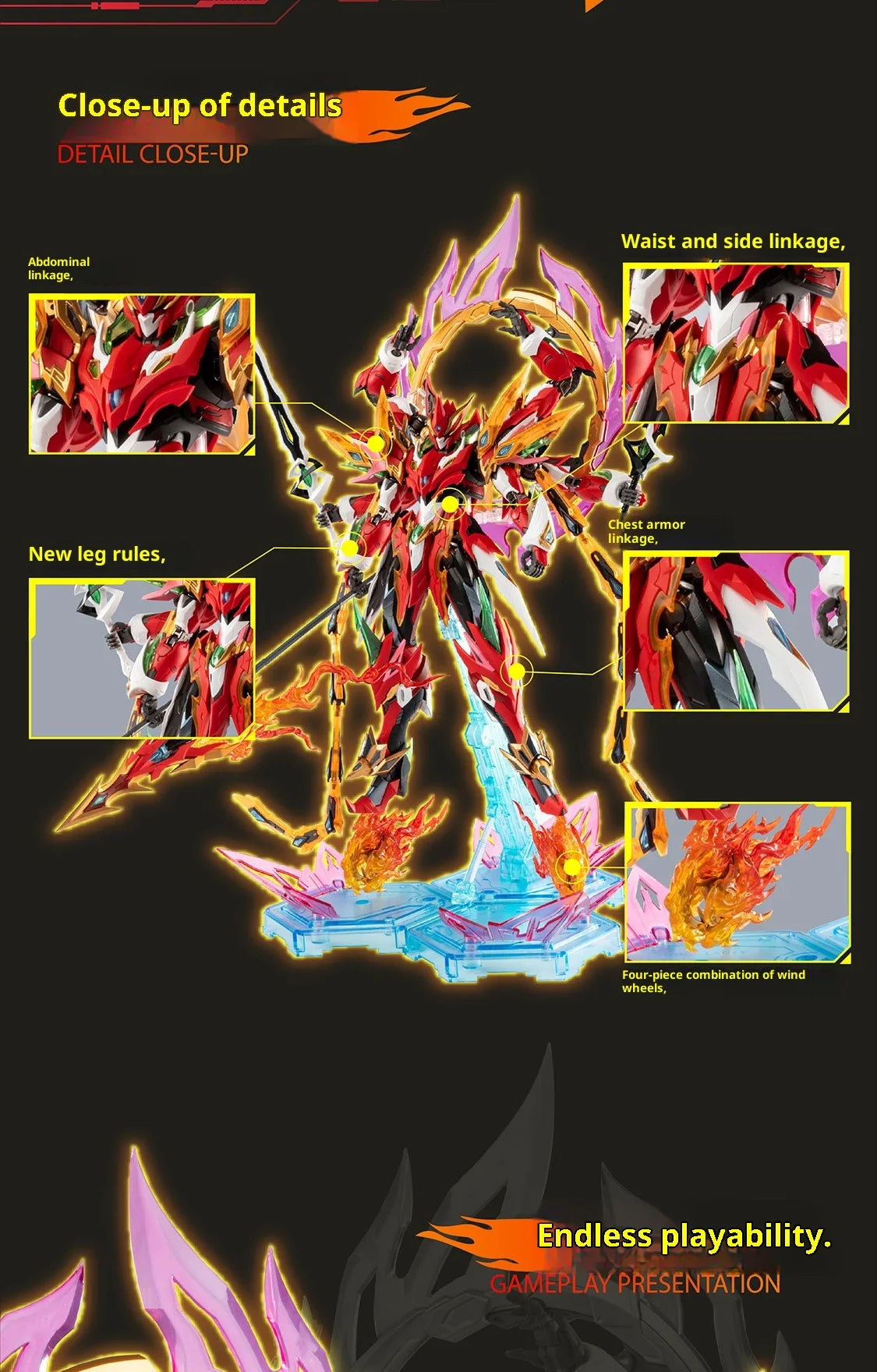 Bandai Ne Zha 1/10 Scale Alloy Frame Model Kit