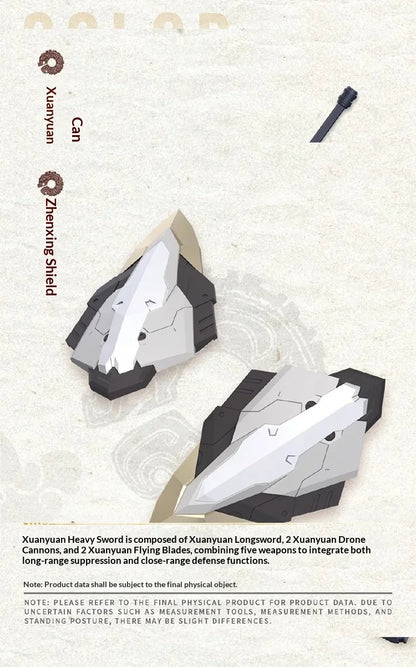 Bandai Emperor Huang 1/100 Scale ABS Alloy Mecha Model Kit