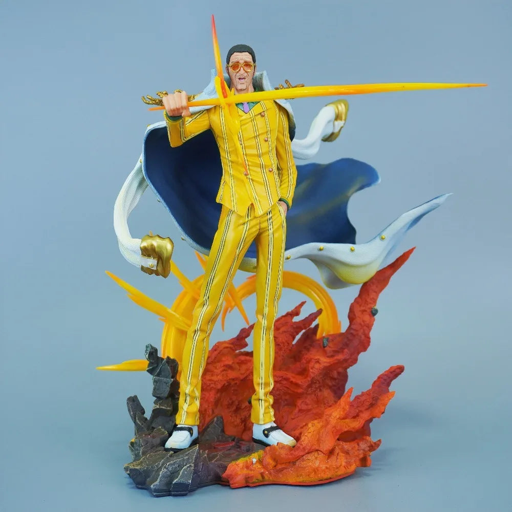 27.5cm Anime One Piece Borsalino PVC Action Figure Statue Desktop Ornament Model Toy Gift - With Box