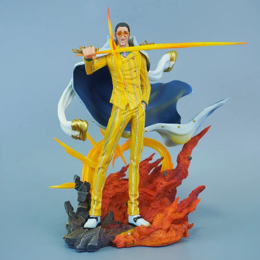 27.5cm Anime One Piece Borsalino PVC Action Figure Statue Desktop Ornament Model Toy Gift - With Box