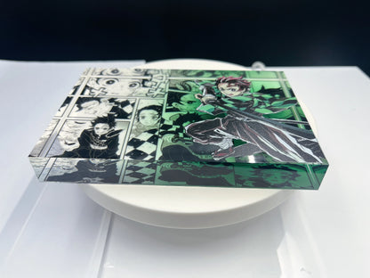 New Demon Slayer Creative High-value Bar Chi Tokitou Muichirou Acrylic Brick Computer Desktop Ornaments Anime Peripheral Gifts