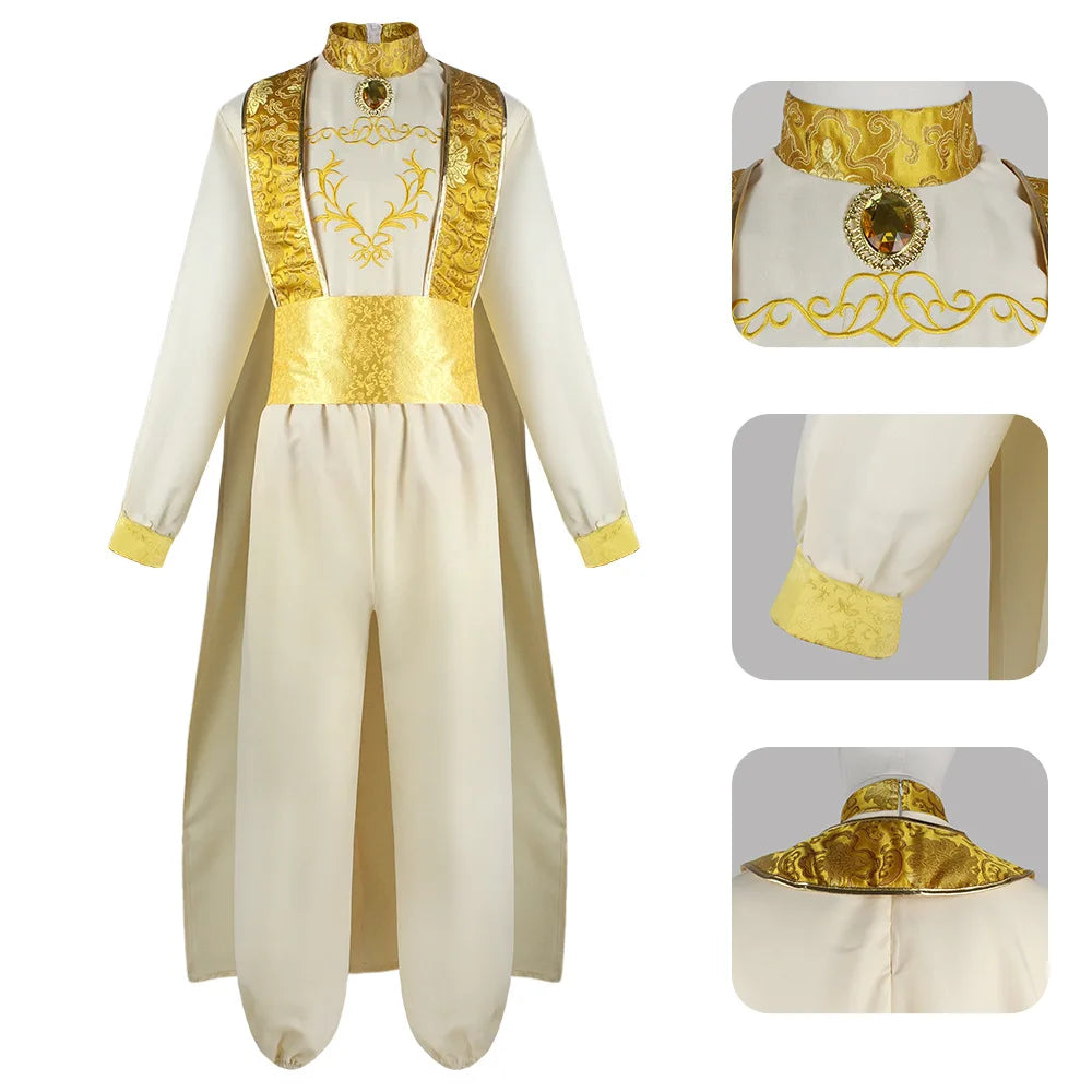 HOMCHEE TRENDS Arab Prince Cosplay Costume Adult Cotton Polyester Set