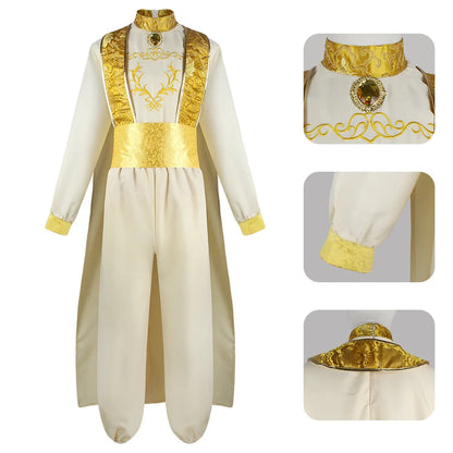 HOMCHEE TRENDS Arab Prince Cosplay Costume Adult Cotton Polyester Set