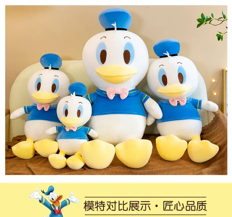 Disney Donald Duck Daisy Giant Plush Dolls Hot Toys Kawaii Soft Pillow Stuffed Animal Couple Dolls Birthday Xmas Gifts for Kids