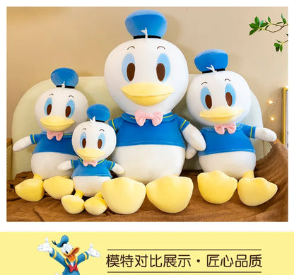 Disney Donald Duck Daisy Giant Plush Dolls Hot Toys Kawaii Soft Pillow Stuffed Animal Couple Dolls Birthday Xmas Gifts for Kids