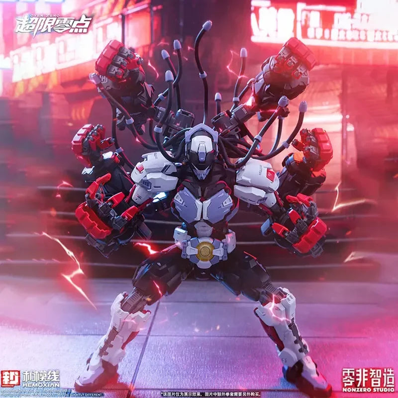 HEMOXIAN OVER ZERO 1/10 Vol.3 Boxer BAKI Assembly Model Kit Robot Action Figure PVC Toy Halloween Gift