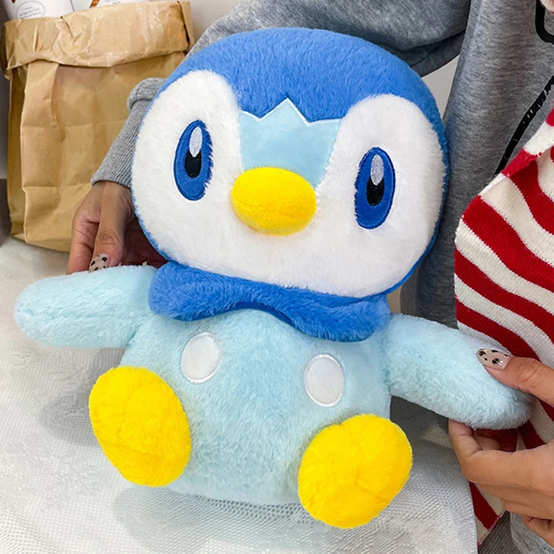 30/80cm Piplup Pokemon Large Plush Toys Anime Doll Cute Giant Pokémon Penguin Cartoon Stuffed Plushie Pillow Gift for Kid Xmas