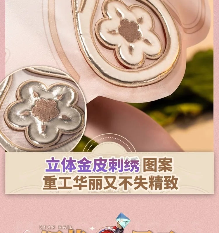 Honkai Star Rail Tribbie Cosplay Costume Wig Dress Uniform Headwear Wings Halloween Party Women Girls Carnival Role Play Props