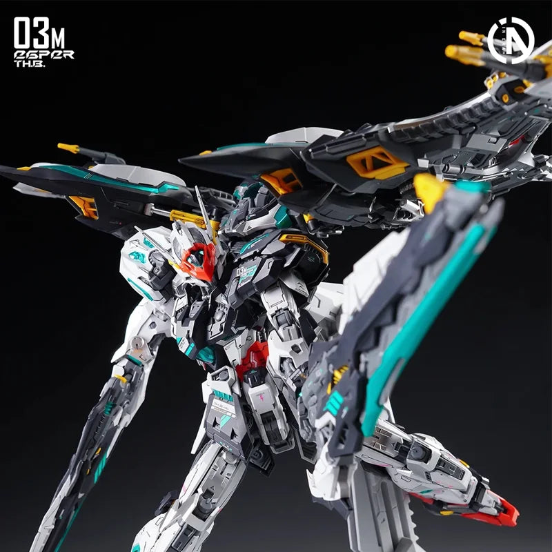 1/100 Scale Inera Infinite Dimension Thunderbolt Manta Ray Original  Mecha Plastic Model Kit Action Figures Engraved Lines Clear