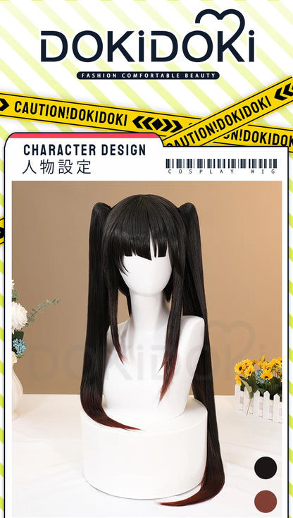 IN STOCK Tokisaki Kurumi Wig Anime Date A Live Cosplay Wig DokiDoki Women Cute 100cm Long Hair Tokisaki Kurumi Cosplay Free Cap