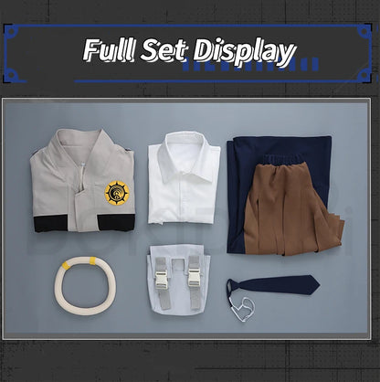 Tamsy Caines Cosplay Anime Gachiakuta【XS-3XL】DokiDoki-R Women Men White Costume Tamsy Caines Cosplay Suits Plus Size